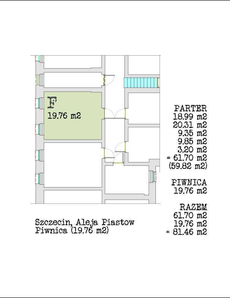 Mieszkanie 2-pokojowe Szczecin Centrum, al. Piastów. Zdjęcie 3