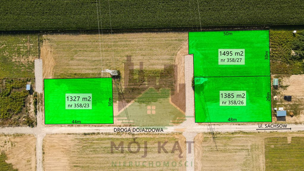 Działka budowlana Lublin, ul. H. M. Sachsów