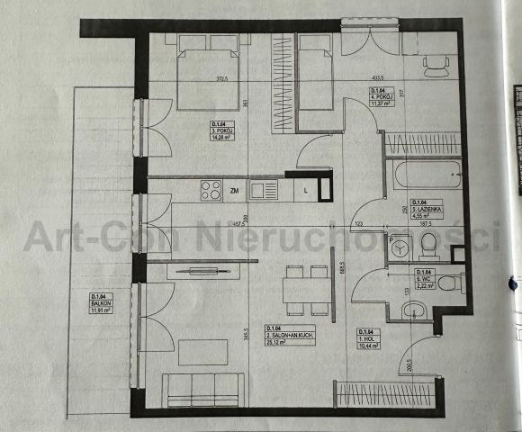 Mieszkanie 3-pokojowe Ożarów Mazowiecki, ul. Nadbrzeżna. Zdjęcie 7