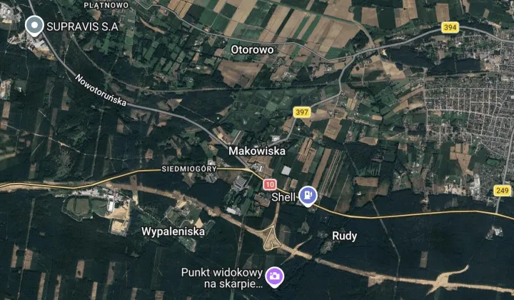 Działka rolno-budowlana Makowiska