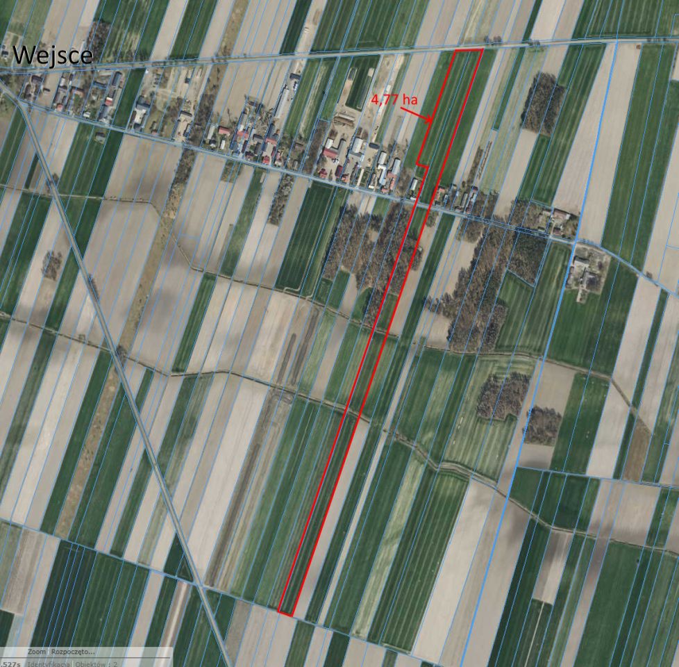 Działka Wejsce, Wejsce, bez pośrednika - 4,77 ha - 390 000 zł