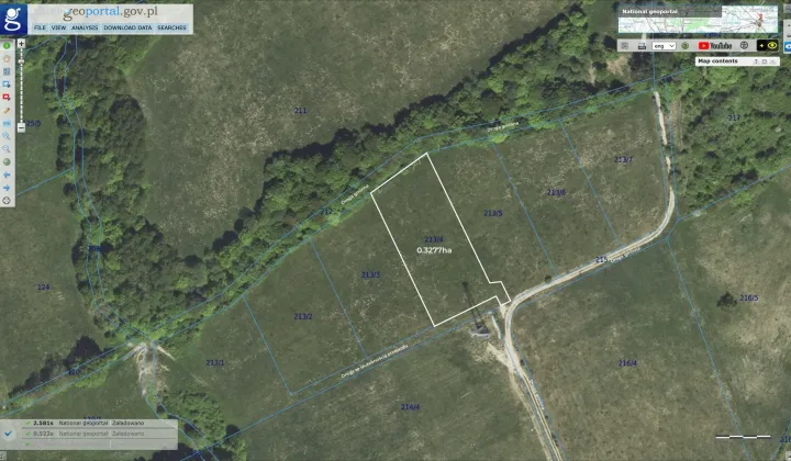 Działka rekreacyjna Wujskie