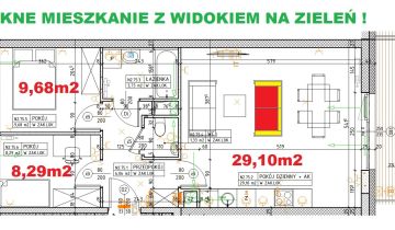 Mieszkanie 3-pokojowe Lublin Ponikwoda