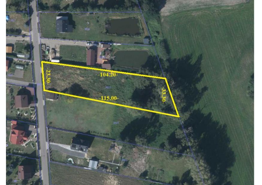 Działka budowlana Krasnystaw Rońsko-Kolonia, ul. Nadwieprzańska. Zdjęcie 3