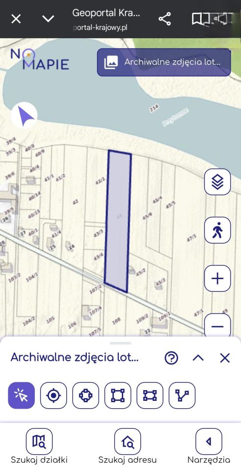 Działka rolna Huta Nowa