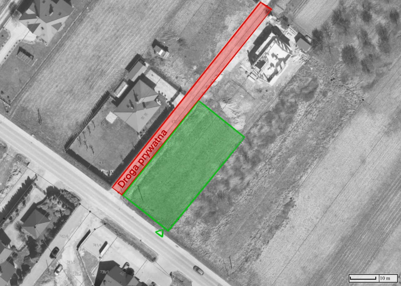 Działka rolno-budowlana Rzeszów, ul. Myśliwska. Zdjęcie 3