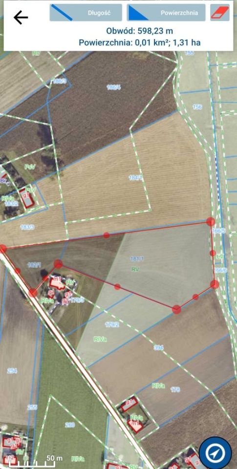 Działka rolna Kiełczew Górny