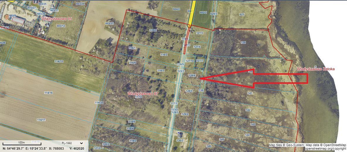 Działka budowlana Władysławowo, ul. Bohaterów Kaszubskich. Zdjęcie 2