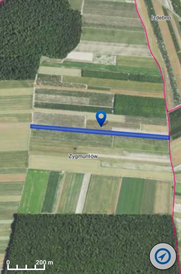 Działka rolna Zygmuntów