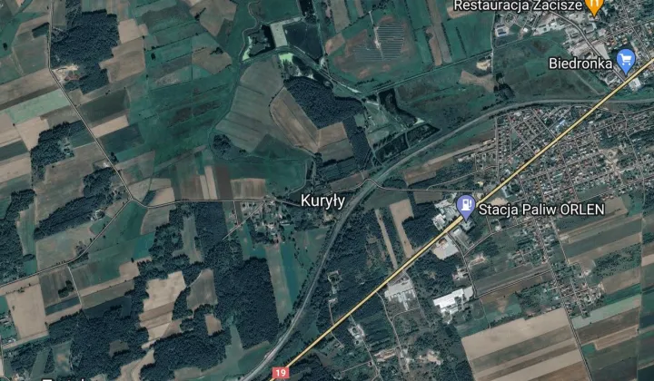 Działka budowlana Kuryły