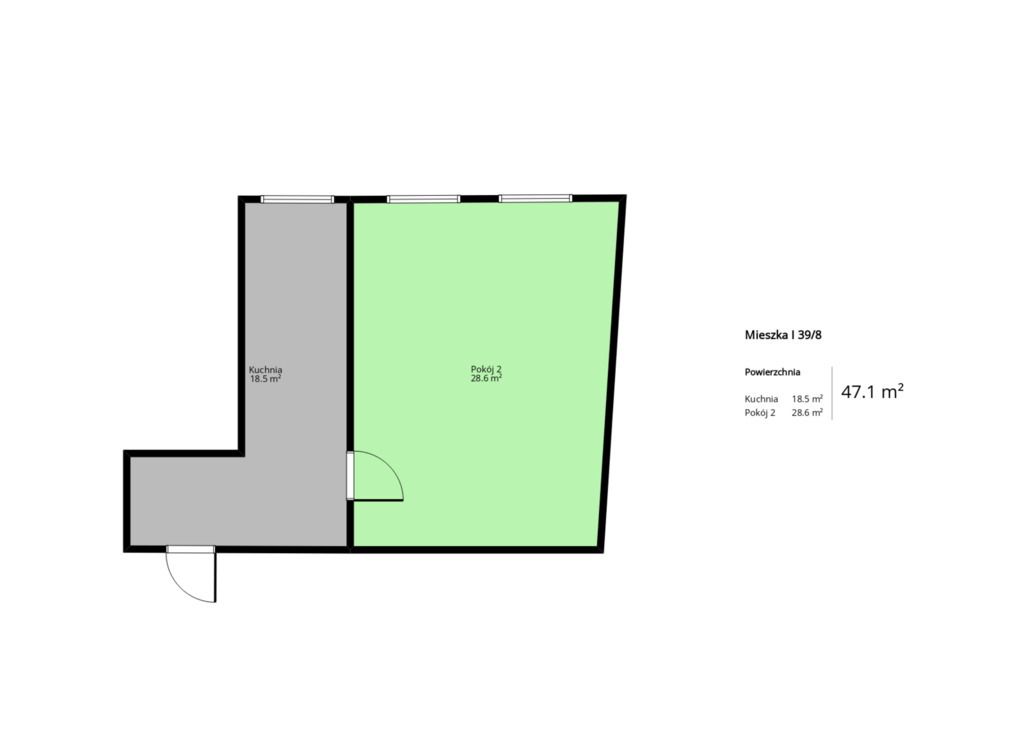 Mieszkanie 1-pokojowe Gniezno, ul. Mieszka I. Zdjęcie 1