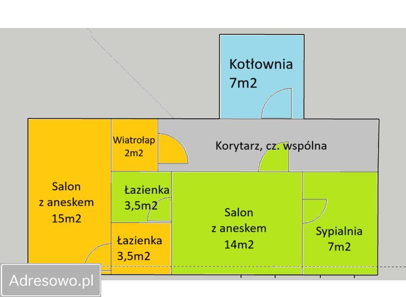 Mieszkanie 3-pokojowe Jeziorany, ul. 1 Maja. Zdjęcie 9