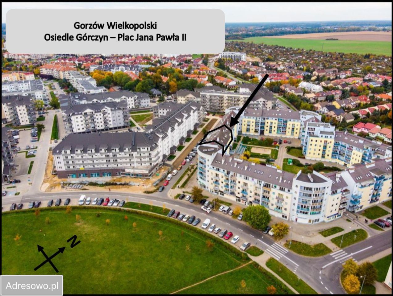 Mieszkanie 6-pokojowe Gorzów Wielkopolski Górczyn, ul. Plac Jana Pawła II