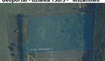 Działka inwestycyjna Mszanowo