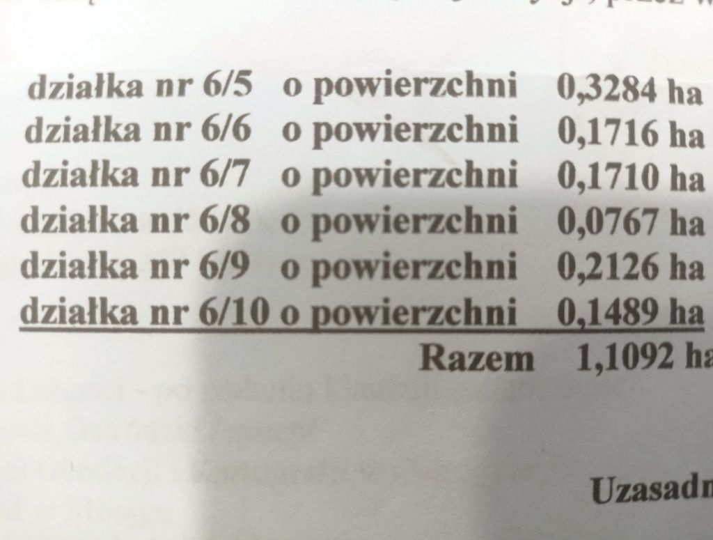 Działka budowlana Sambród. Zdjęcie 2