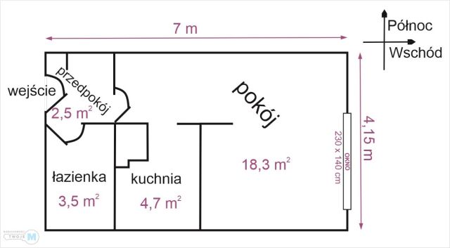 Mieszkanie 1-pokojowe Kielce Szydłówek, ul. Warszawska. Zdjęcie 4