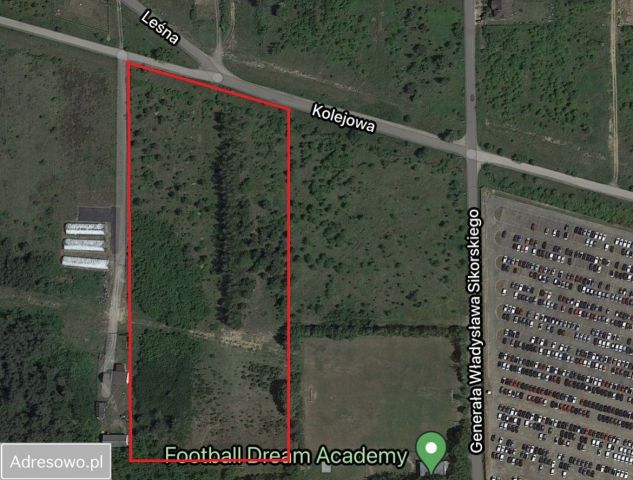 Działka inwestycyjna Łajski, ul. Kolejowa. Zdjęcie 1