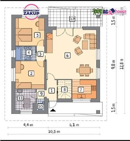 Mieszkanie 6-pokojowe Starzyński Dwór, ul. Długa. Zdjęcie 7