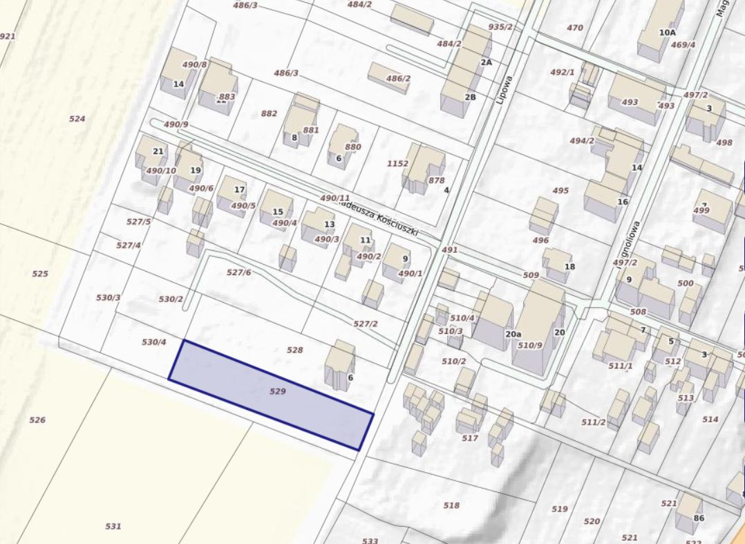 Działka budowlana Pawłowiczki, ul. Lipowa