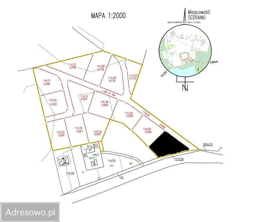 Działka budowlana Sedranki. Zdjęcie 2