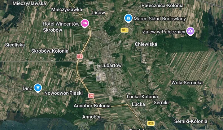Działka budowlana Lubartów Łucka, Łucka