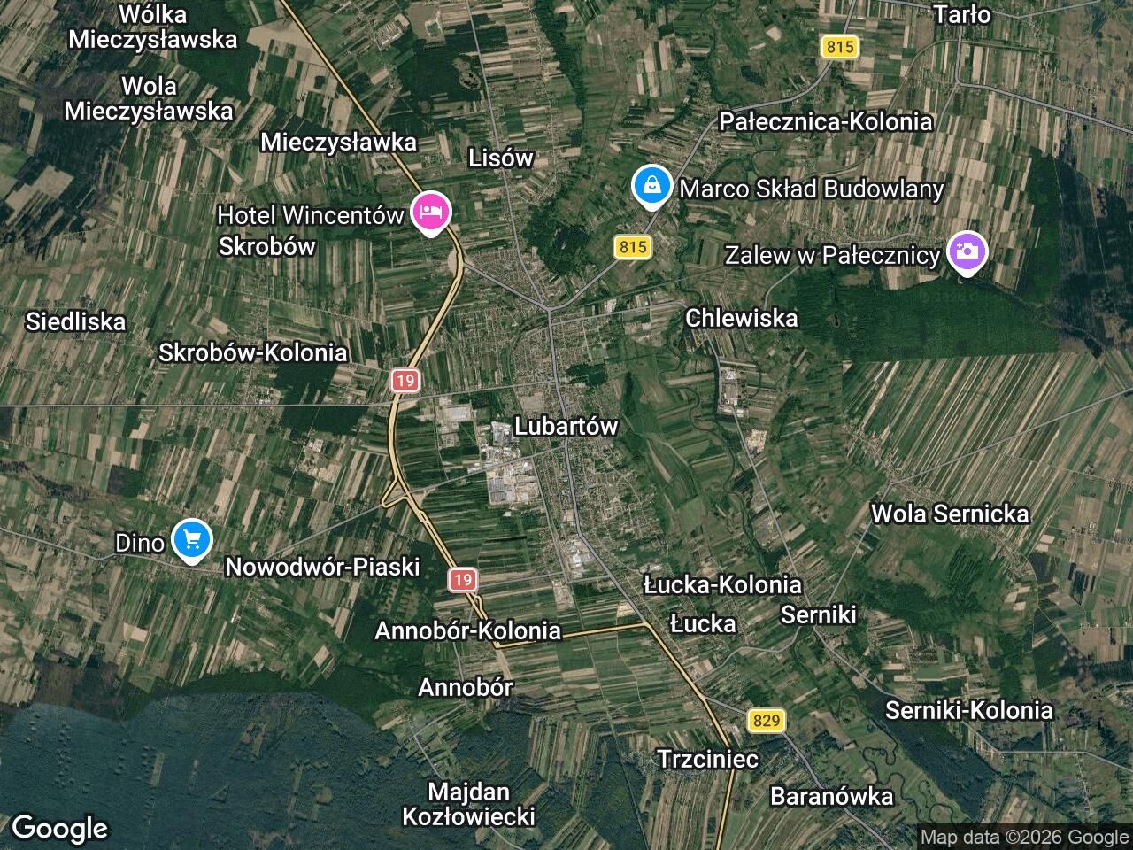 Działka budowlana Lubartów Łucka, Łucka. Zdjęcie 1