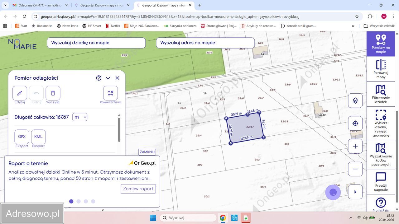 Działka budowlana Stare Skoszewy. Zdjęcie 4