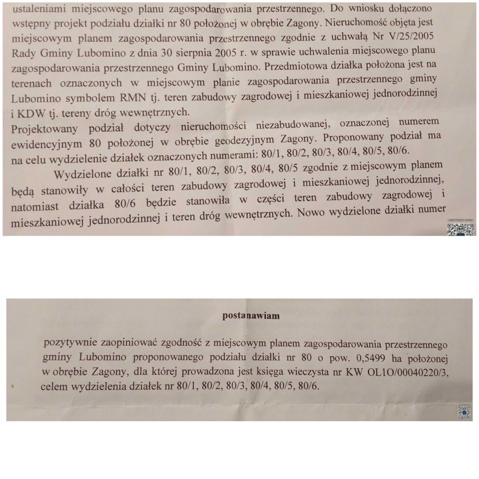 Działka budowlana Zagony. Zdjęcie 8