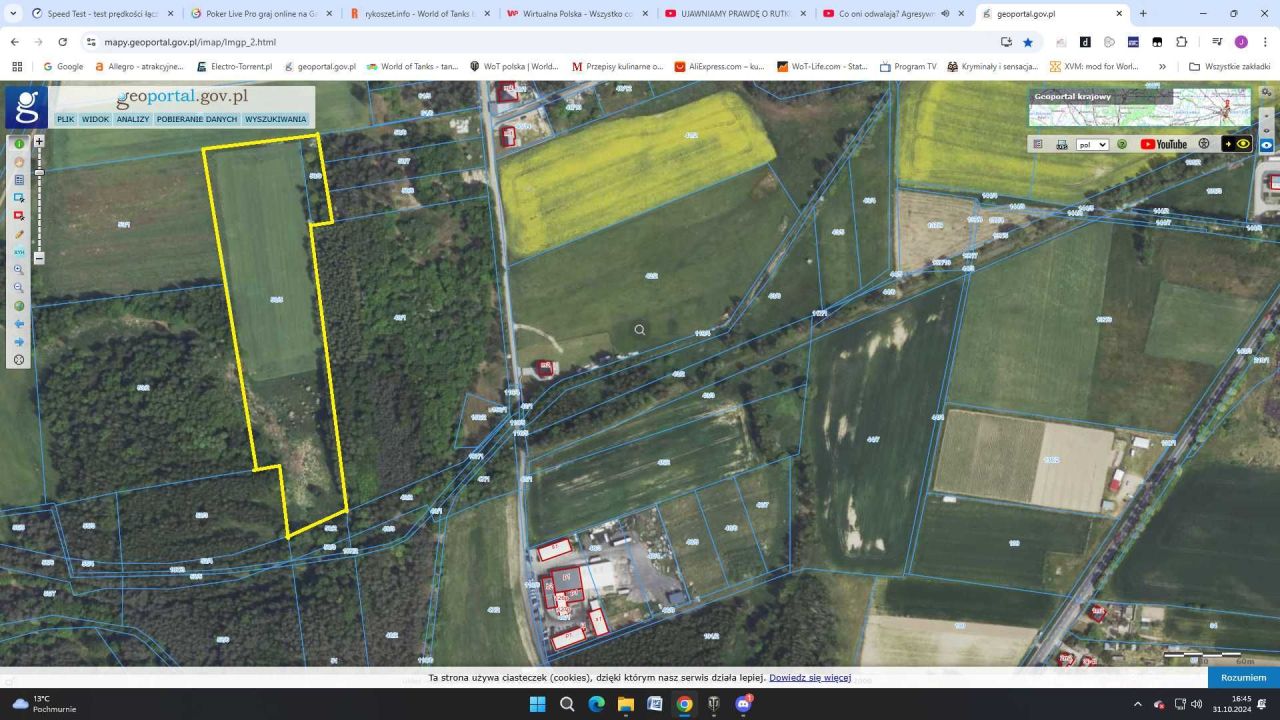 Działka rolna Gubinek. Zdjęcie 2