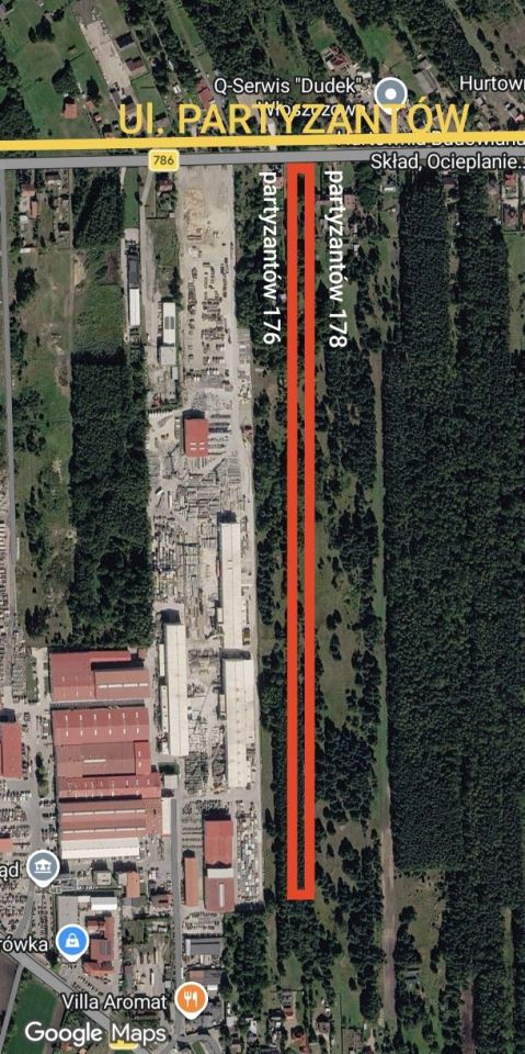 Działka budowlana Włoszczowa, ul. Partyzantów. Zdjęcie 2
