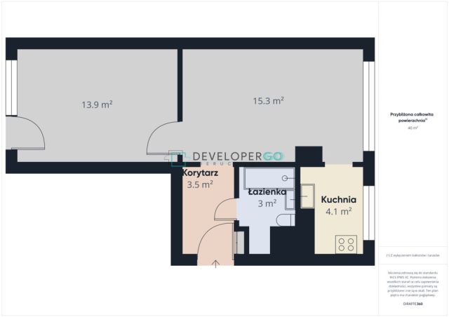 Mieszkanie 2-pokojowe Białystok Antoniuk, ul. Władysława Broniewskiego. Zdjęcie 14
