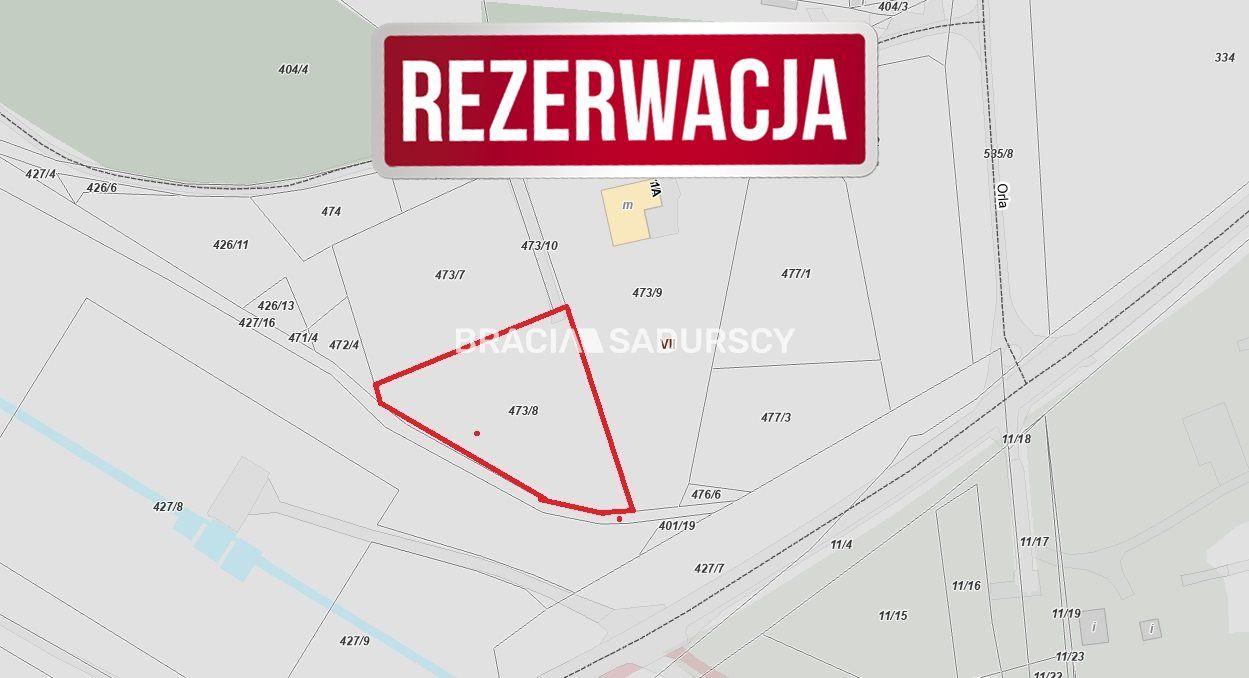 Działka rolna Kraków Zwierzyniec, ul. Bielańska