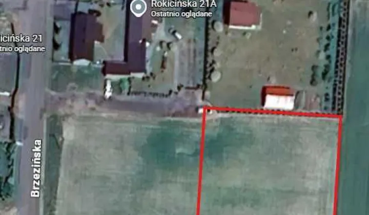 Działka budowlana Nowe Chrusty, ul. Rokicińska