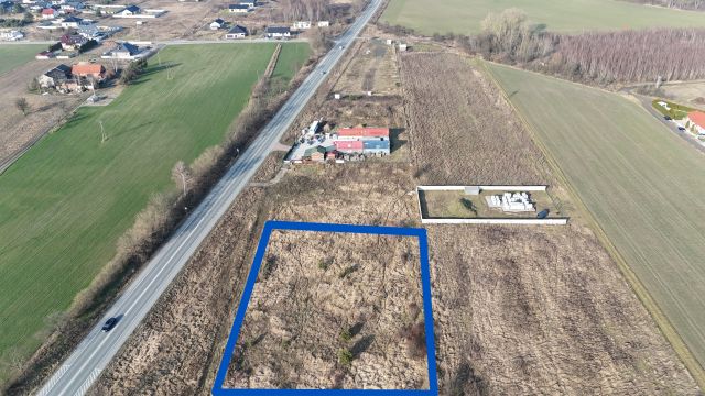 Działka inwestycyjna Brzezie k. Sulechowa, ul. Stanisława Lema. Zdjęcie 1