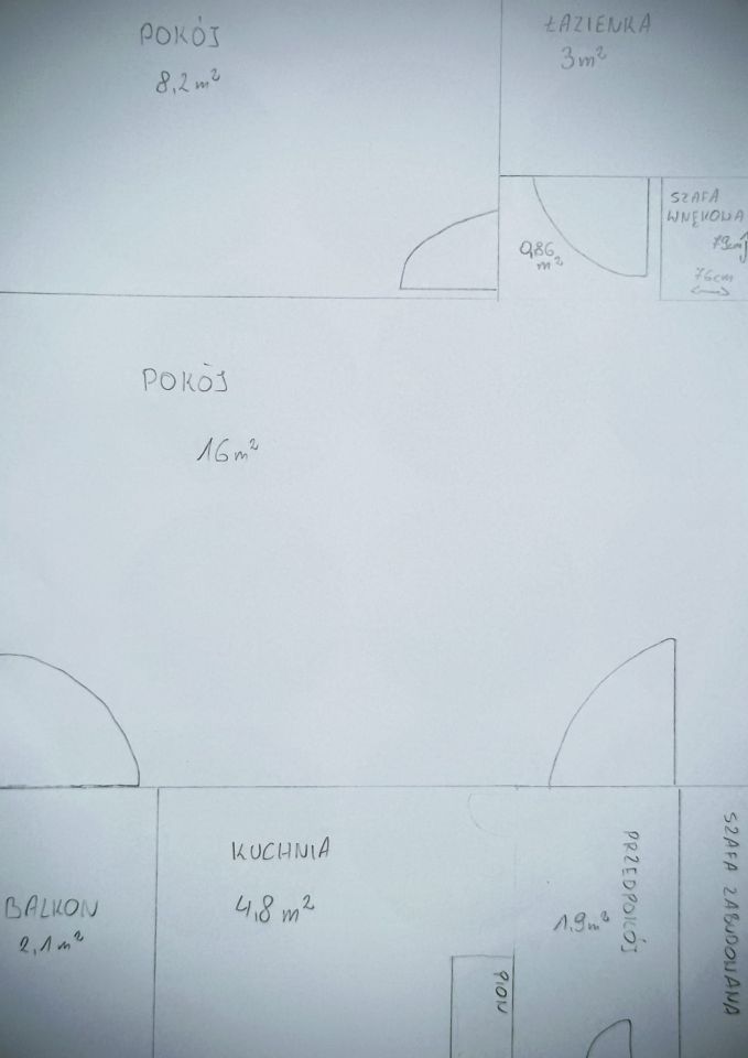 Mieszkanie 2-pokojowe Lublin Kalinowszczyzna, ul. Stefana Okrzei. Zdjęcie 12