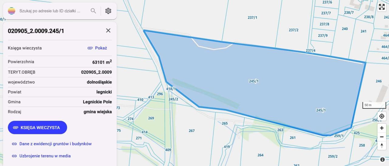 Działka rolna Strachowice