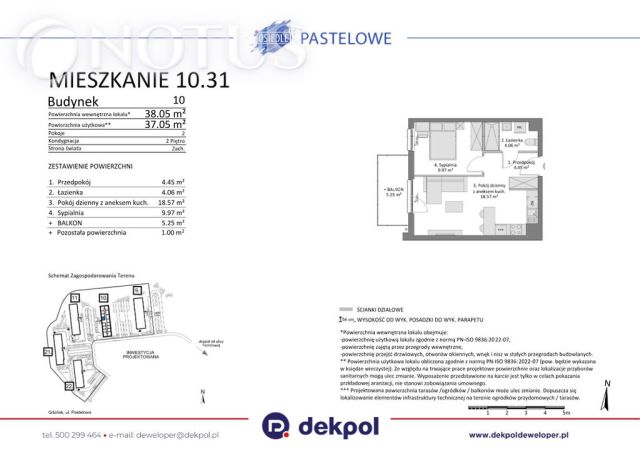 Mieszkanie 2-pokojowe Gdańsk, ul. Pastelowa. Zdjęcie 14