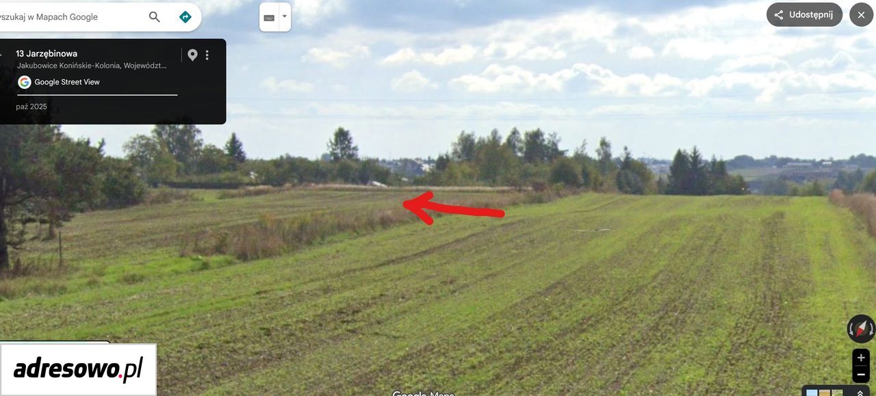 Działka budowlana Jakubowice Konińskie-Kolonia, ul. Jarzębinowa. Zdjęcie 1