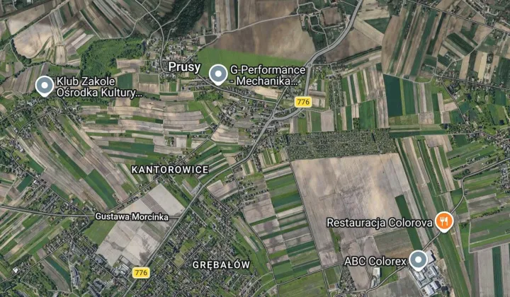 Działka budowlana Prusy, ul. Pruska