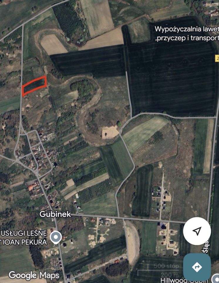 Działka budowlana Gubinek, 5. Zdjęcie 2