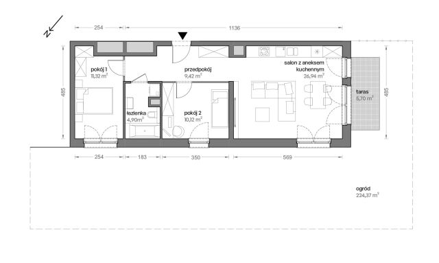 Mieszkanie 3-pokojowe Katowice Brynów, ul. Ceglana. Zdjęcie 7