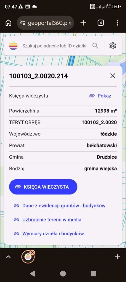 Działka rolna Teresin. Zdjęcie 2