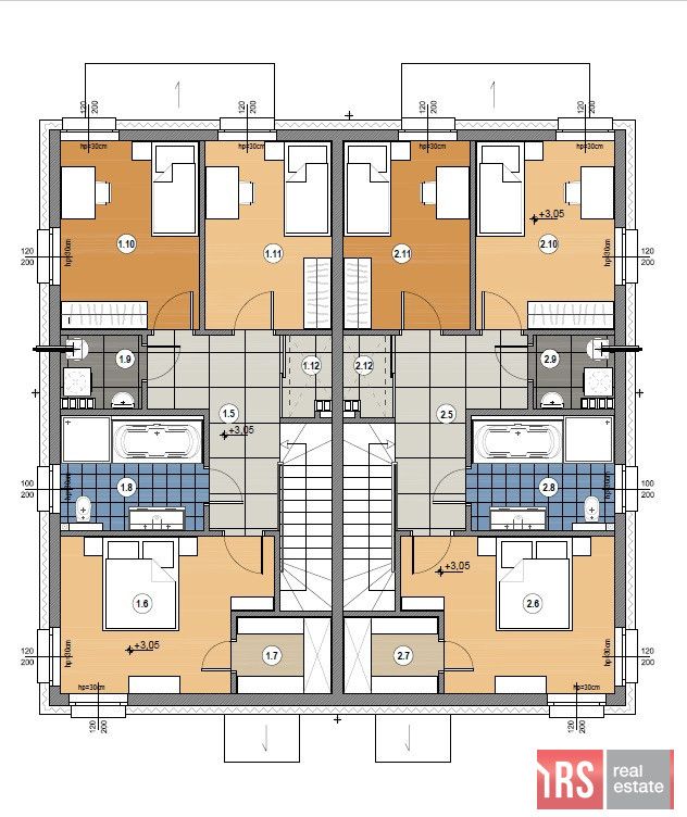 bliźniak, 4 pokoje Zielona Góra. Zdjęcie 15
