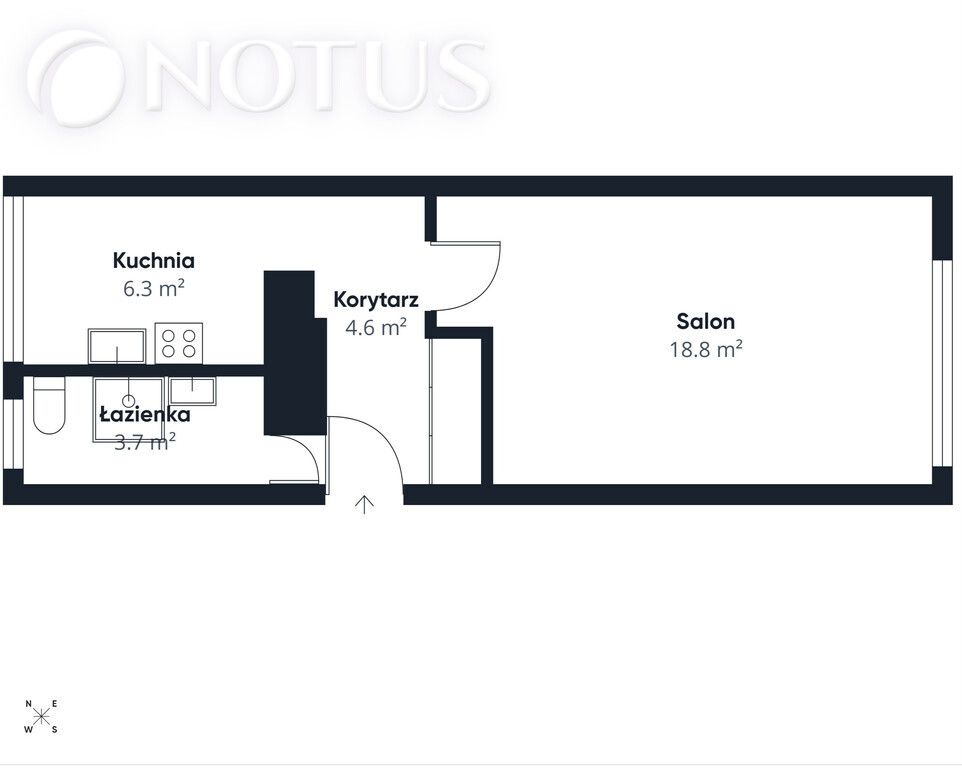 Mieszkanie 1-pokojowe Kołobrzeg, ul. Giełdowa. Zdjęcie 10