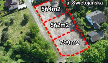 Działka budowlana Zielona Góra Zatonie, ul. Zatonie-Świętojańska