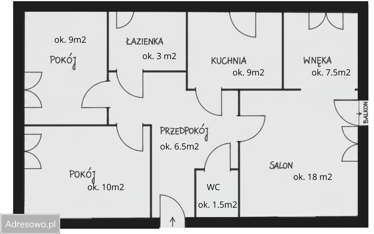 Mieszkanie 3-pokojowe Namysłów, ul. Łączańska. Zdjęcie 8
