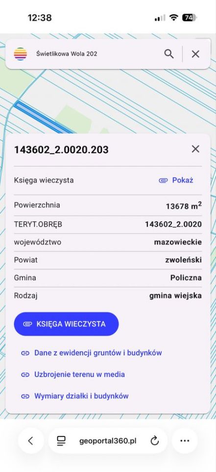 Działka rolna Świetlikowa Wola. Zdjęcie 4