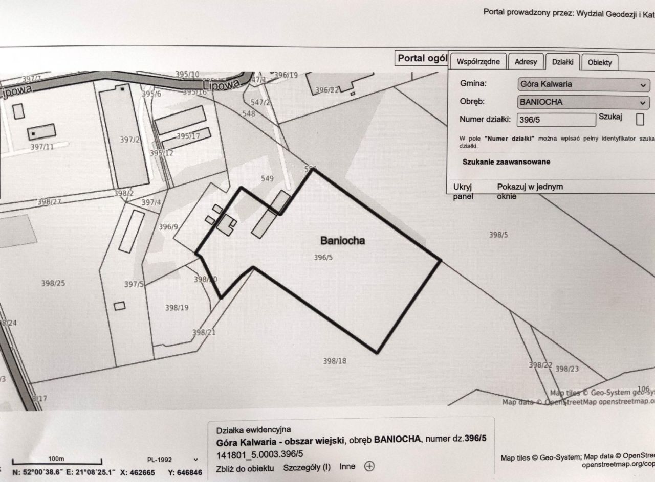 Działka inwestycyjna Baniocha, ul. Lipowa. Zdjęcie 2