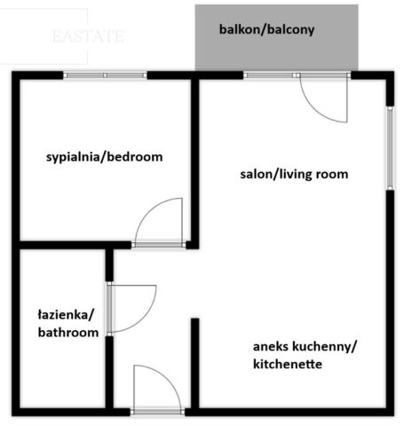 Mieszkanie 2-pokojowe Gdańsk Jasień, ul. Lawendowe Wzgórze. Zdjęcie 13