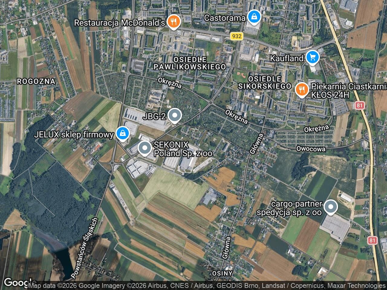 Działka budowlana Żory Osiny, ul. Józefa Rymera. Zdjęcie 1